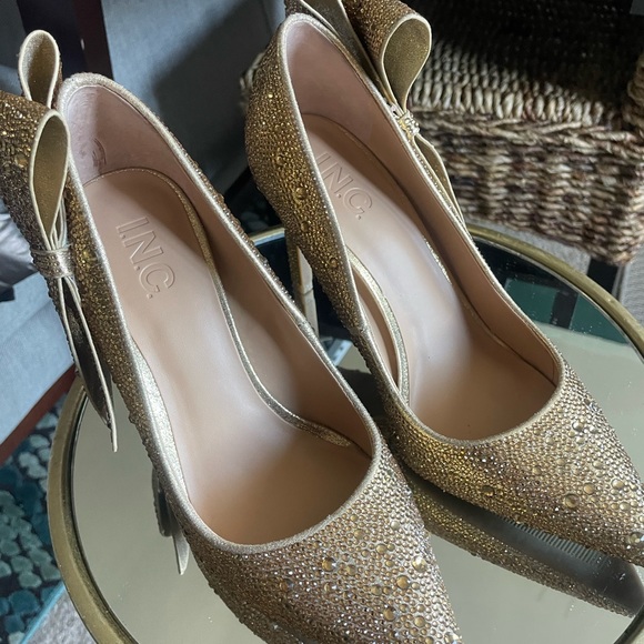 Shoes - Gold INC bedazzled shoes